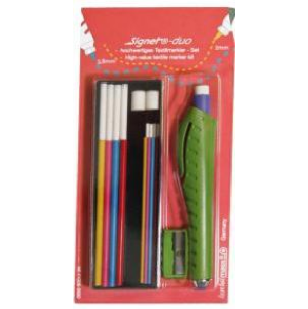 PORTAMINAS SIGNET DUO CERA COLORES/BLANCOS 3.8+2MM